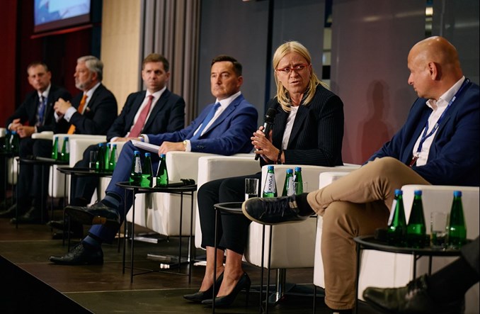 Jaworska-Maćkowiak (PAŻP), Klimont (PKP Cargo Terminale), Grzyb (Sejm RP) na Kongresie Infrastruktury Obronnej!