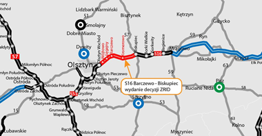 Można budować S16 Barczewo – Biskupiec