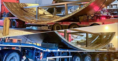 Łódzki tunel KDP. Dotarły pierwsze elementy maszyny TBM dla PORR