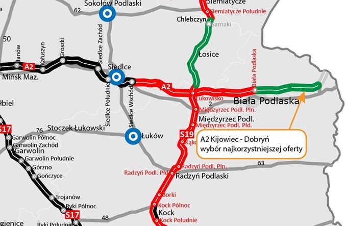 Mirbud z Budpolem najkorzystniejsi na budowę A2 