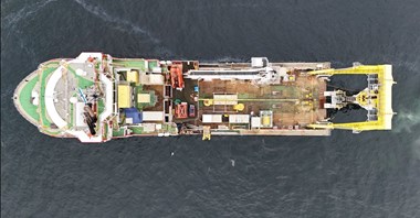 Korytarz kablowy Baltica 2 nabiera kształtu: już 150 km gotowych tras dla kabli między turbinami