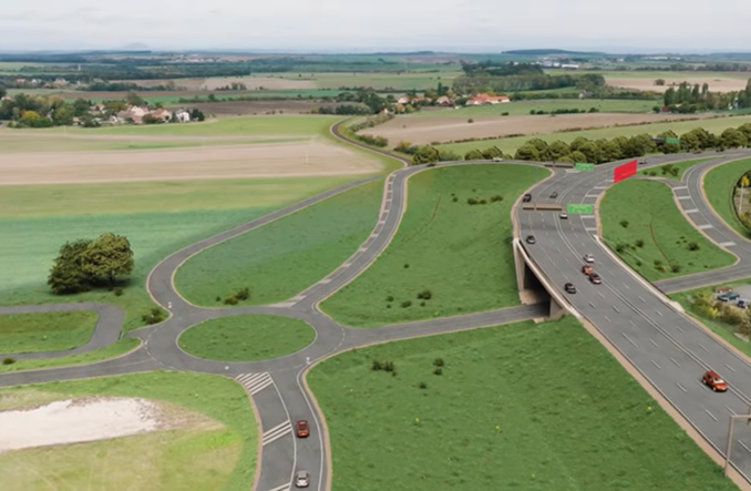Zastój przy budowie węzła pod Pragą. Trwa już półtora roku