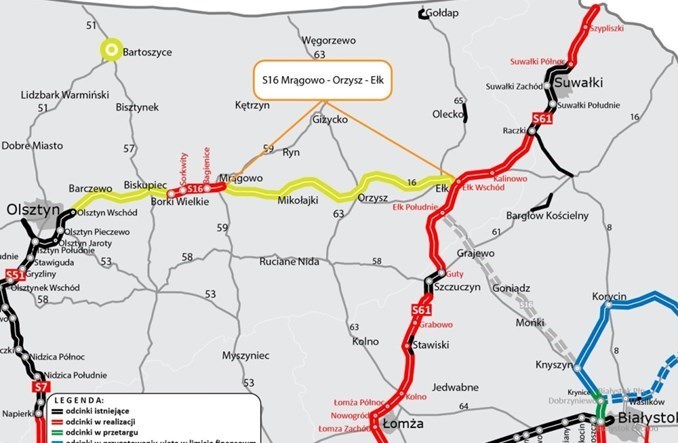 S16 wreszcie ruszy? KE groziła wstrzymaniem środków dla sektora transportowego