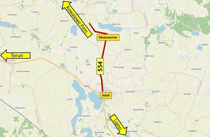 Kujawsko-pomorskie. Wyremontują drogę przy DK10