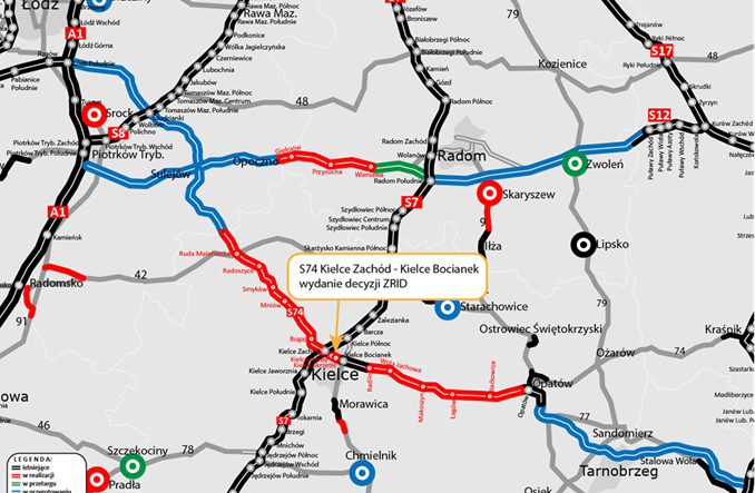 Można budować kielecki odcinek S74!