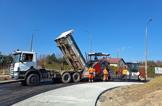 Intensywne prace na obwodnicy Wąbrzeźna