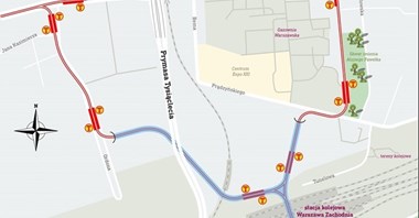 Tramwaj z Warszawy Zachodniej na Wolę w latach 30