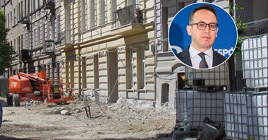 "Cztery kamienice do wyburzenia". Minister Klimczak o tunelu średnicowym w Łodzi 