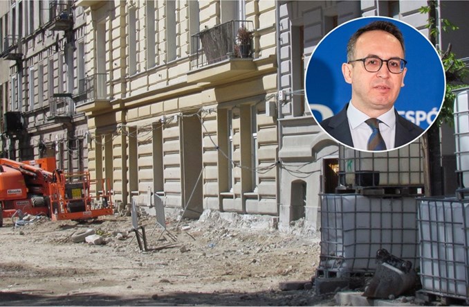 "Cztery kamienice do wyburzenia". Minister Klimczak o tunelu średnicowym w Łodzi 