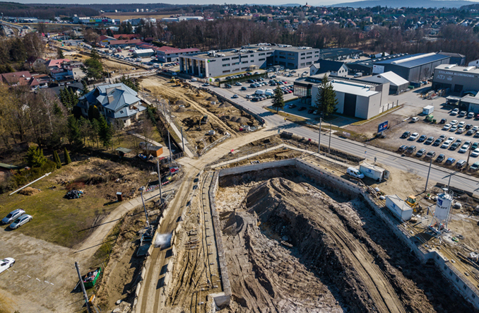 Kolejny krok przy budowie tunelu na obwodnicy Zabierzowa