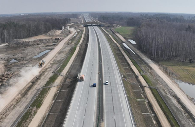 Całościowo przejezdna  A2 Siedlce – Biała Podlaska w czerwcu