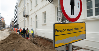 Warszawa. Odkryto cmentarz podczas przebudowy ul. Okrzei