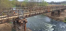 Most tymczasowy k. Łańcuta prawie gotowy. Od maja znaczne utrudnienia