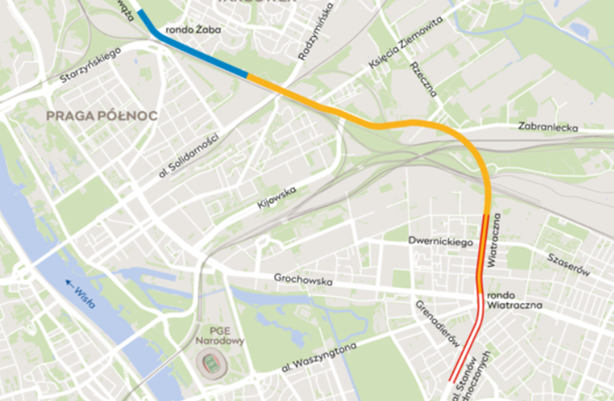 Warszawa. Rusza (nowe) projektowanie obwodnicy śródmiejskiej 