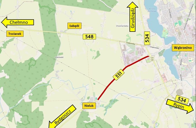 Kujawsko-pomorskie. Będzie lepsze połączenie z obwodnicą Wąbrzeźna