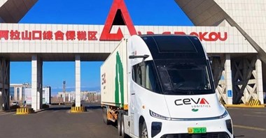 Sukces elektrycznego samochodu ciężarowego na trasie Chiny - Kazachstan
