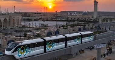 Pierwszy monorail w Afryce uruchomiony w Kairze