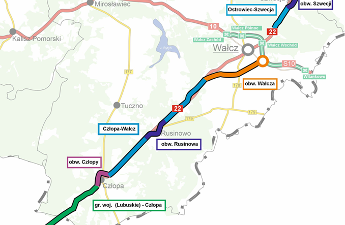 Zaprojektowano rozbudowę odcinka DK22 w zachodniopomorskim