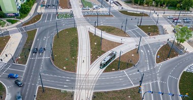 Łódź. Tramwaj przejechał po Niższej, na razie to wagon pomiarowy (zdjęcia)