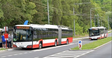 Uście nad Łabą z nową trasą trolejbusową