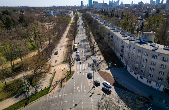Warszawa. Przebudowują ulicę Mickiewicza