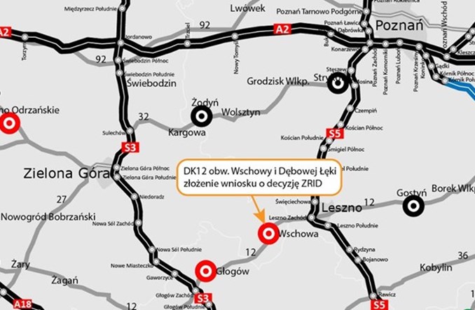 Obwodnica Wschowy czeka na ZRID. Powstanie na trasie między S3 a S5