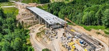 S19 Babica – Jawornik. Konstrukcja 200-metrowej estakady już na miejscu  