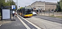 Łódź. Przystanki autobusowe na węźle przy Manufakturze częściowo gotowe [zdjęcia]