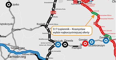 Polaqua najkorzystniejsza na S17 koło Krasnegostawu