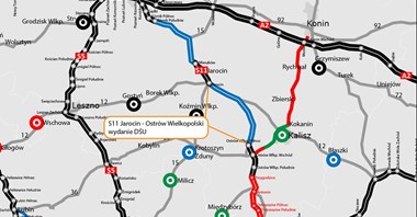 S11 Jarocin – Ostrów Wielkopolski ma zatwierdzony przebieg. Przetarg w tym roku