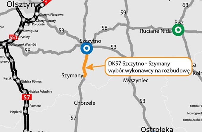 Balzola najkorzystniejsza na rozbudowę drogi do lotniska w Szymanach