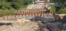 Postępuje budowa mostu nad Kłodnicą w Gliwicach