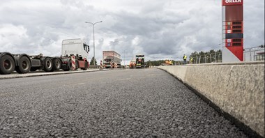 Specjalny asfalt na nowej stacji paliw ORLEN
