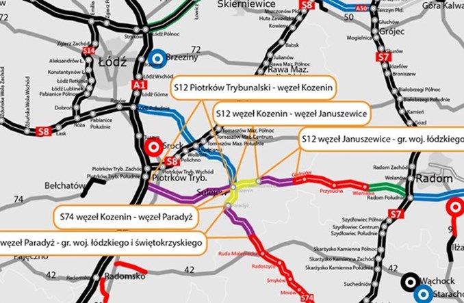 Przełom w sprawie S12 i S74 w łódzkim
