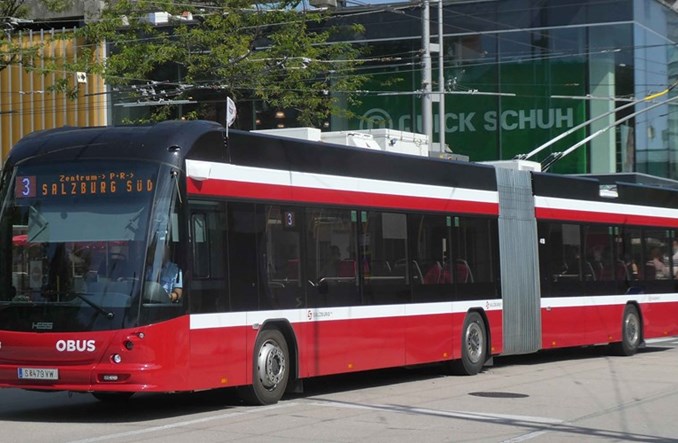 Salzburg bliżej końca sieci trolejbusowej