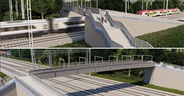 Nowa kładka na linii łódzkiej. Na przełomie 2026 i 2027 roku ruszą pierwsze prace budowlane