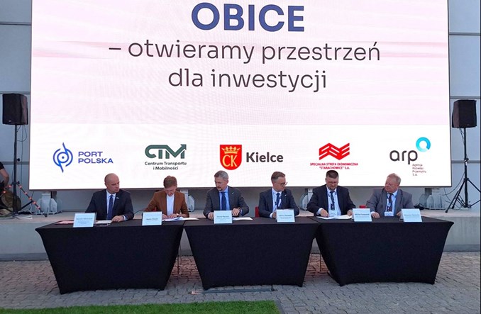 Powstanie kolejowy terminal towarowy pod Kielcami. Współpraca miasta i Portu Polska