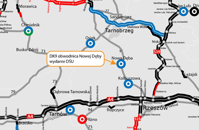 Wyznaczono przebieg obwodnicy na Podkarpaciu