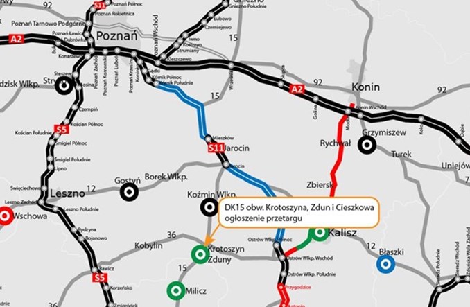 Będą budować obwodnicę na granicy Wielkopolski i Dolnego Śląska 