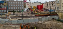 Udrożnienie ciągu Kościuszki – Zachodnia coraz bliżej. To efekt prac przy przystanku Łódź Śródmieście