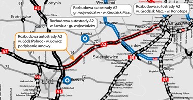 Komplet umów dla poszerzenia A2 Warszawa - Łódź!