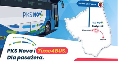 PKS Nova wdraża Time4BUS w gminach Choroszcz i Narew