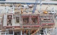 El. Kozienice: Górna płyta pod turbozespół wykonana