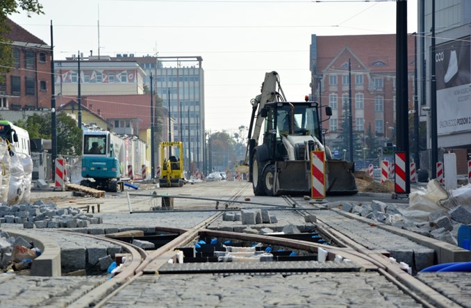 Tramwaj w centrum Olsztyna ukończony