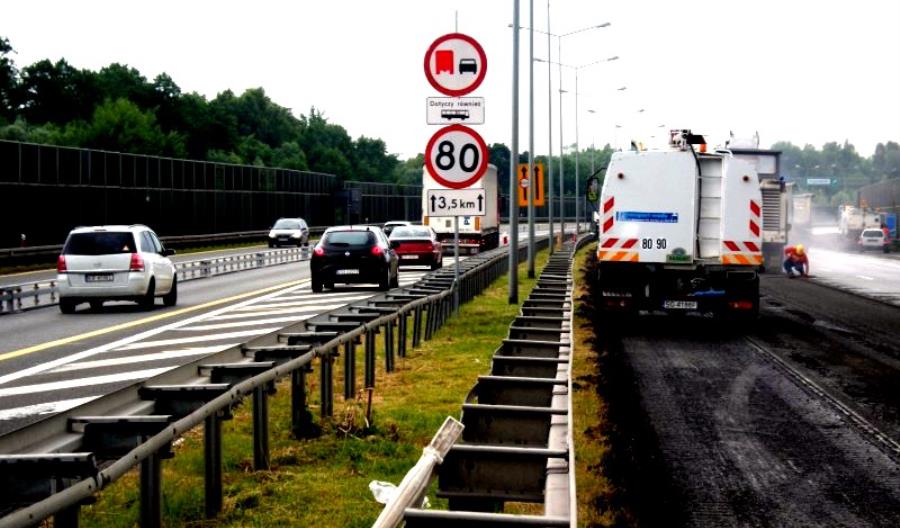 Małopolskie: Remont A4 trwa Małopolskie: Remont A4 trwa