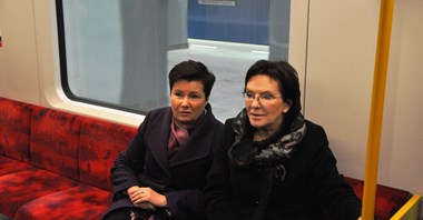 Premier przejechała się metrem: Szybko i wygodnie
