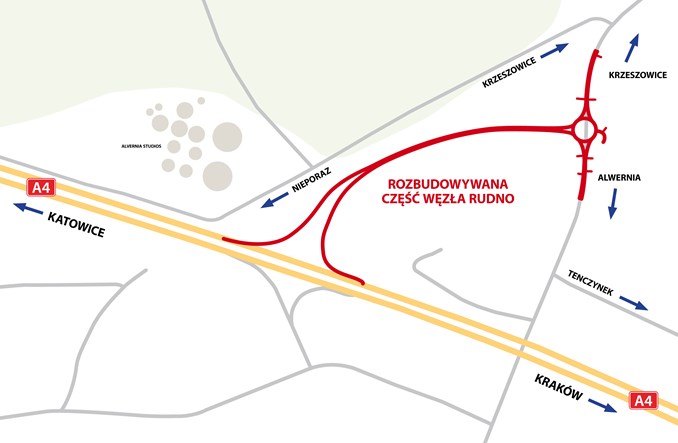 Małopolskie: Stalexport Autostrada rozbuduje węzeł Rudno na A4