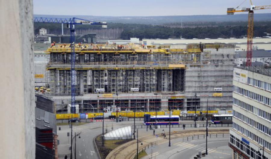 Bydgoszcz: Bryła budynku nowego dworca gotowa Bydgoszcz: Bryła budynku nowego dworca gotowa