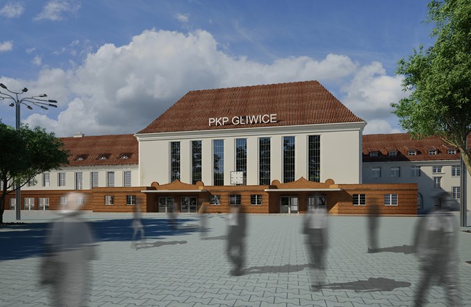 Trwają prace przy budowie nowego dworca w Gliwicach