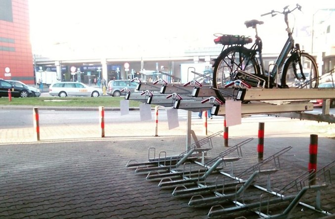 Piętrowy parking dla rowerów już przy Dworcu Głównym